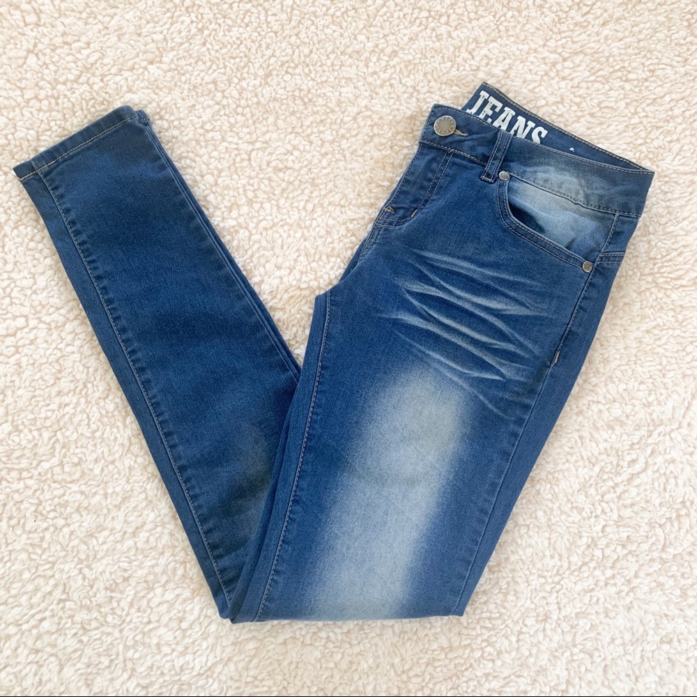VIP Blue Stretch Skinny Jeans, Size 7/8